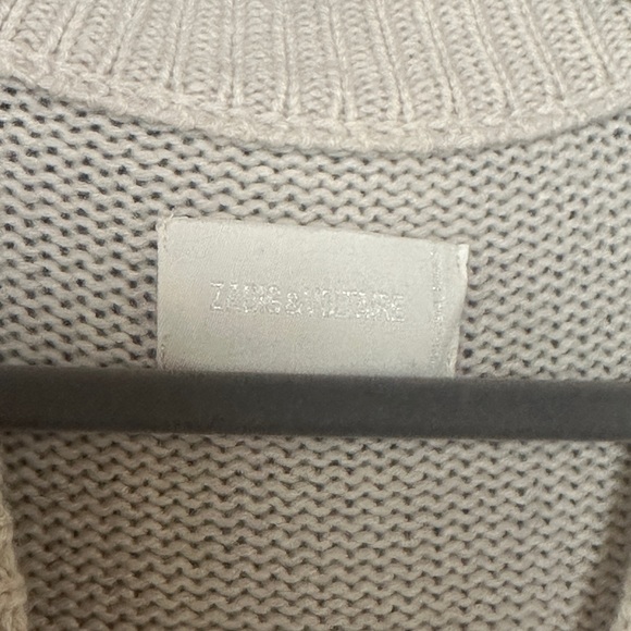 NWT Zadig & Voltaire Betsy Cardigan in Ecru, size small - Picture 9 of 14